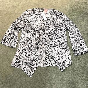 Chicos Sheer Jacket. Sz. 0.